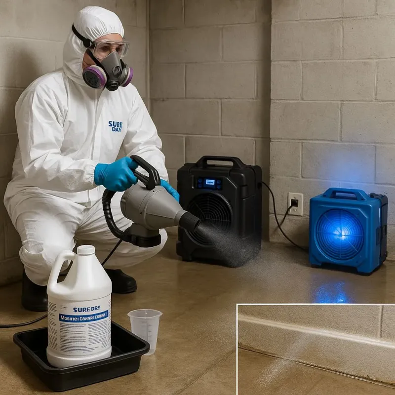 Sanitization and Odor Removal process in Burlington, WI