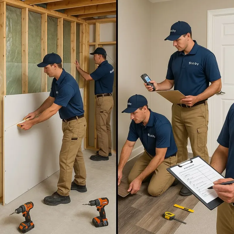 Repairs and Reconstruction process in Burlington, WI